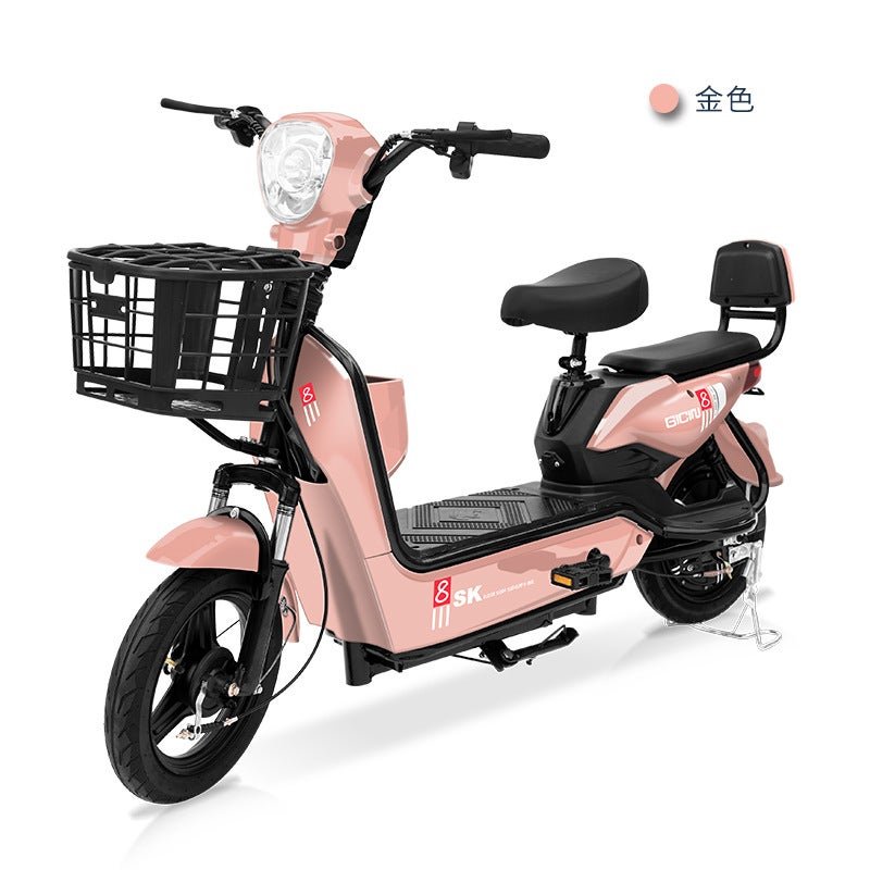 Source Two-Wheeled Electric Car Battery Car Folding Bicycle 48V Battery Electric Bike