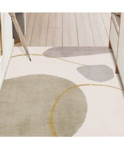 NKX Modern Minimalism Area Rug Non-Slip Soft Decorative Carpet 80X120CM  (Vertical)