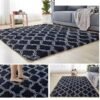 BAIG Soft Touch Area Rug Bedroom Anti-Skid Yoga Carpet Shaggy Rugs Fluffy Motley Tie-dye Carpets