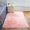 NKX Modern Fluffy Long Pile Area Rug Non-Slip, Super Soft Decor Contemporary Carpet 200*300 Cm