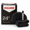 RALSON 24 Inch Bicycle Inner Tube (37-540 / 24x1 3/8) | 35mm DV Dunlop Valve | Butyl Rubber Replacement Tube for Road Bike, City Bike, Cruiser, Hybrid, Kids Bicycle & Junior Cycle