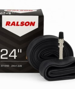 RALSON 24 Inch Bicycle Inner Tube (37-540 / 24x1 3/8) | 35mm DV Dunlop Valve | Butyl Rubber Replacement Tube for Road Bike, City Bike, Cruiser, Hybrid, Kids Bicycle & Junior Cycle