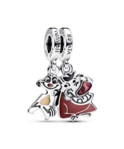 PANDORA Disney The Lion King Timon & Pumbaa Splittable Dangle Charm