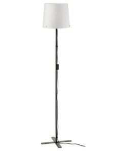 Floor lamp, black/white, 150 cm