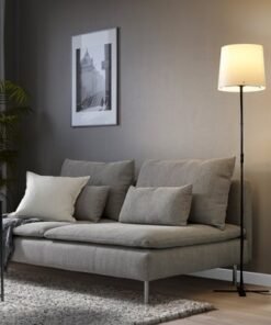 Alternative view of Floor lamp, black/white, 150 cm