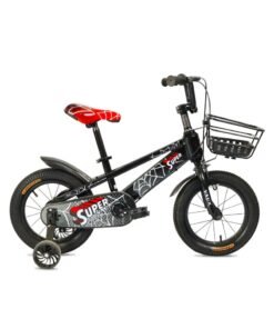 Vaux Super Road Bike || 16 Inch Wheel Size || For Kids || Adjustable Seat || Black