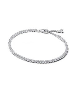PANDORA Sterling silver tennis bracelet with clear cubic zirconia