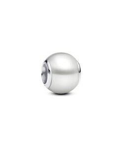 PANDORA Sterling silver charm with white lacquered artificial pearl
