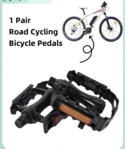 HALAMODO 1 Pair Bicycle Pedals Aluminium CNC Mountain and Road Bike Platform Pedals Lightweight Road Cycling Bicycle Pedals