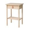 Bedside table, birch, 48x38 cm
