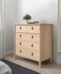 Alternative view of Chest of 5 drawers, birch, 90x47x90 cm