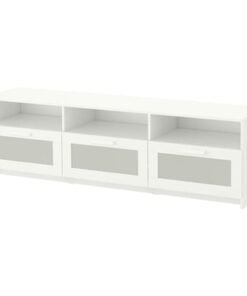 TV bench, white, 180x41x53 cm