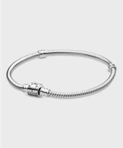 Pandora Moments Barrel Clasp Snake Chain Bracelet