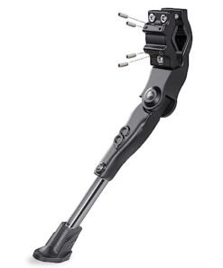 CyclingDeal Adjustable Bicycle Kickstand Rear Mount Type - for Mountain Bikes MTB & 700C Road Hybrid Bikes Kids Bikes - Premium Quality Aluminium Alloy with New Clamp Design - for 16"-20" Kids Bikes
