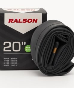 RALSON 20 Inch Bicycle Inner Tube (20x1.50–20x2.125) Fits 40-406/47-406/50-406/54-406/57-406 | 35mm AV Schrader Valve | Butyl Rubber Tube for Kids Bike, BMX, Scooter, Stroller, Folding