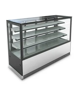 Cake Display Showcase – 3 Glass Shelves