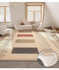KLNAMAEAAN Foldable, Machine Washable Floor Mat  for Living Room, Bedroom, Bedside, Sofa, and Coffee Table Areas 200X250Cm