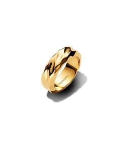 PANDORA Rippled Wide Band Ring