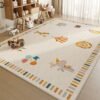 keke Foldable, Machine Washable Floor Mat  for Living Room, Bedroom, Bedside, Sofa, and Coffee Table Areas 180X250Cm