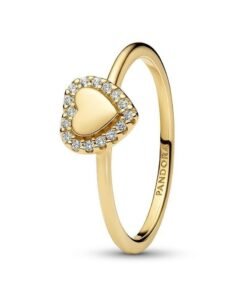 PANDORA Heart Halo Ring