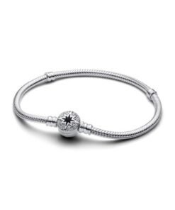PANDORA North Star Clasp Snake Chain Bracelet