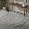 Noon East Carpet Rug Chevron Classic Design  - Dark Grey | Size - 120x170 cm - 4x5.5 ft | For Mid-Small sized Family room, Bedroom with twin or queen beds, Home office, Entry hallways, Foyers or Balcony