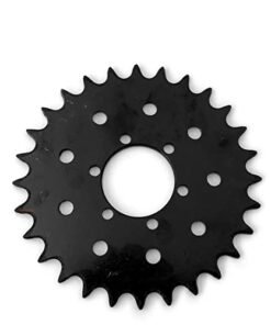 L-faster 16T 25T 28T 32T Bicycle Fixed Sprocket for Brake Disc Mount Big Chain Wheel for Fixed Gear Bike 28 Tooth Sprocket for #410 Bicycle Chain(32T)