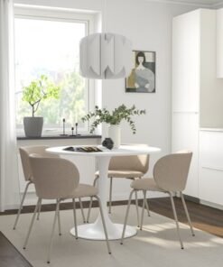 Alternative view of Table, white/white, 103 cm