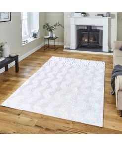 HANDPICKED FURNITURE Ultra Soft Area Carpets For Bed Room Living Room And Dining Room Anti-Slip Floor Carpets Easy To Clean 100 X 200 Cm 33 X 66 Ft Cream