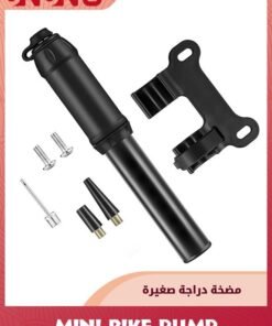 UNUNS Bike Pump,Portable Mini Bicycle Tire Pump,100 PSI Bike Air Pump With Presta and Schrader Valves,Tire Hand Pump For Bicycles Balls And Other Inflatables Devices