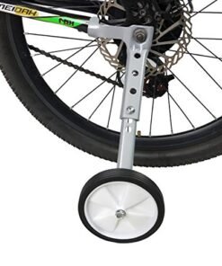 DOUBLE 2 C Training Wheels, Heavy Duty Bicycle Training Wheels for Kids Bike Stabilizer Mounted Kit Compatible for 16 18 20 22 inch Bike (1 Pair)