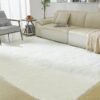 Carpet Living Room Soft Fluffy Area Carpet Bedroom Living Room Shaggy Washable Anti-Skid Comfortable Large Rugs Indoor Modern Home Decor Floor Carpet Multiple Sizes Available