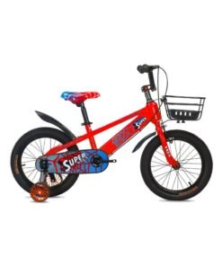Vaux Super Road Bike || 16 Inch Wheel Size || For Kids || Adjustable Seat || Red
