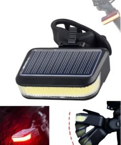 Bicycles Rear Light Solar | Solar Powered Back Light - Rear Light Cycling Accessories, Waterproof, Bikes Safety Warning Light, for Road Bikes City Bikes