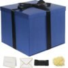 JOSQUEWNN Large Gift Box 12x12x10 Inches,Blue Gift Boxes for presents,Birthday Gift Box,Present box,for Packaging,Valentine's Day,Mother's Day,Anniversaries.