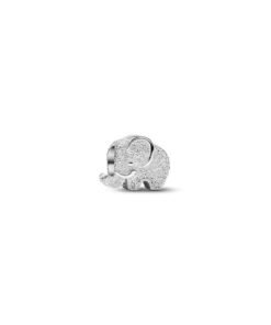 PANDORA Textured Elephant Mini Charm