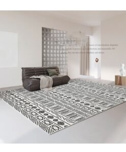 NKX Foldable, Machine Washable Floor Mat  for Living Room, Bedroom, Bedside, Sofa, and Coffee Table Areas 200X300Cm