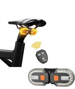 Bike Turn Signals Bright Bicycle Turn Signals Front Back IPX5 Waterproof Wireless Remote Control Rear Bike Light
