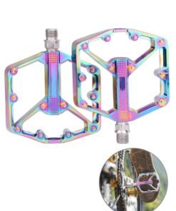 GROIC Mountain Bike Pedals MTB Bicycle Flat Aluminum Bearing Lightweight Platform for Road BMX