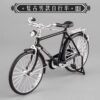 Simulation 1:8 Assembled 28 Bars Bicycle Alloy Model Classic Retro Rotating Children'S Toy Ornaments