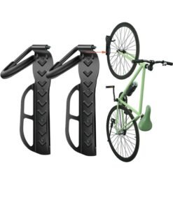2Pcs Garage Bike Storage Rack, Wall Mounted Bike Rack, Bicycle Storage System Vertical Bike Hook