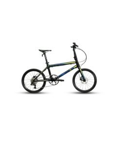 DAHON Clinch C10 20" 10-Speed Folding Bike, Black | Lightweight Carbon Fiber Frame, Urban Commuter Bicycle