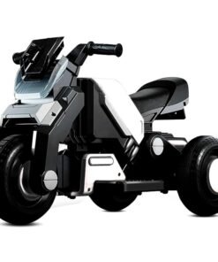 Kidsmate Hyrider 6V Electric Kids Bike with Rechargeable 6.5 Ah Battery Inbuilt Imported Motor Drive | Music Player, Front LED Light & Foot Accelerator Pedal Bike for Ages 1-4 Years