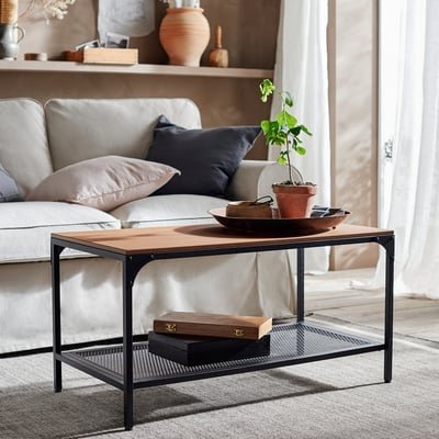 Coffee table, black, 90x46 cm - Image 2