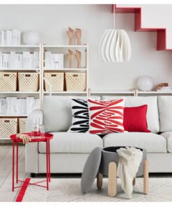 Alternative view of Pouffe, with storage/Tonerud grey