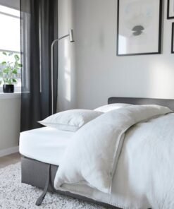 Alternative view of Corner sofa-bed with storage, Skiftebo dark grey