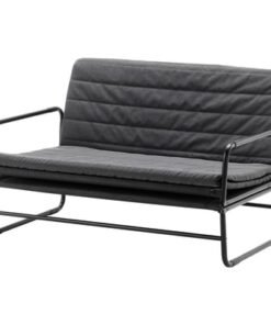 Sofa-bed, Knisa dark grey/black