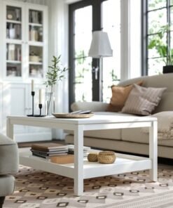 Alternative view of Coffee table, white, 100x75 cm