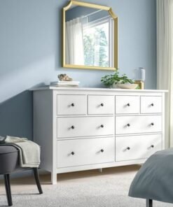 Alternative view of Chest of 8 drawers, white stain, 160x96 cm