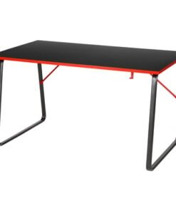Gaming desk, black, 140x80 cm